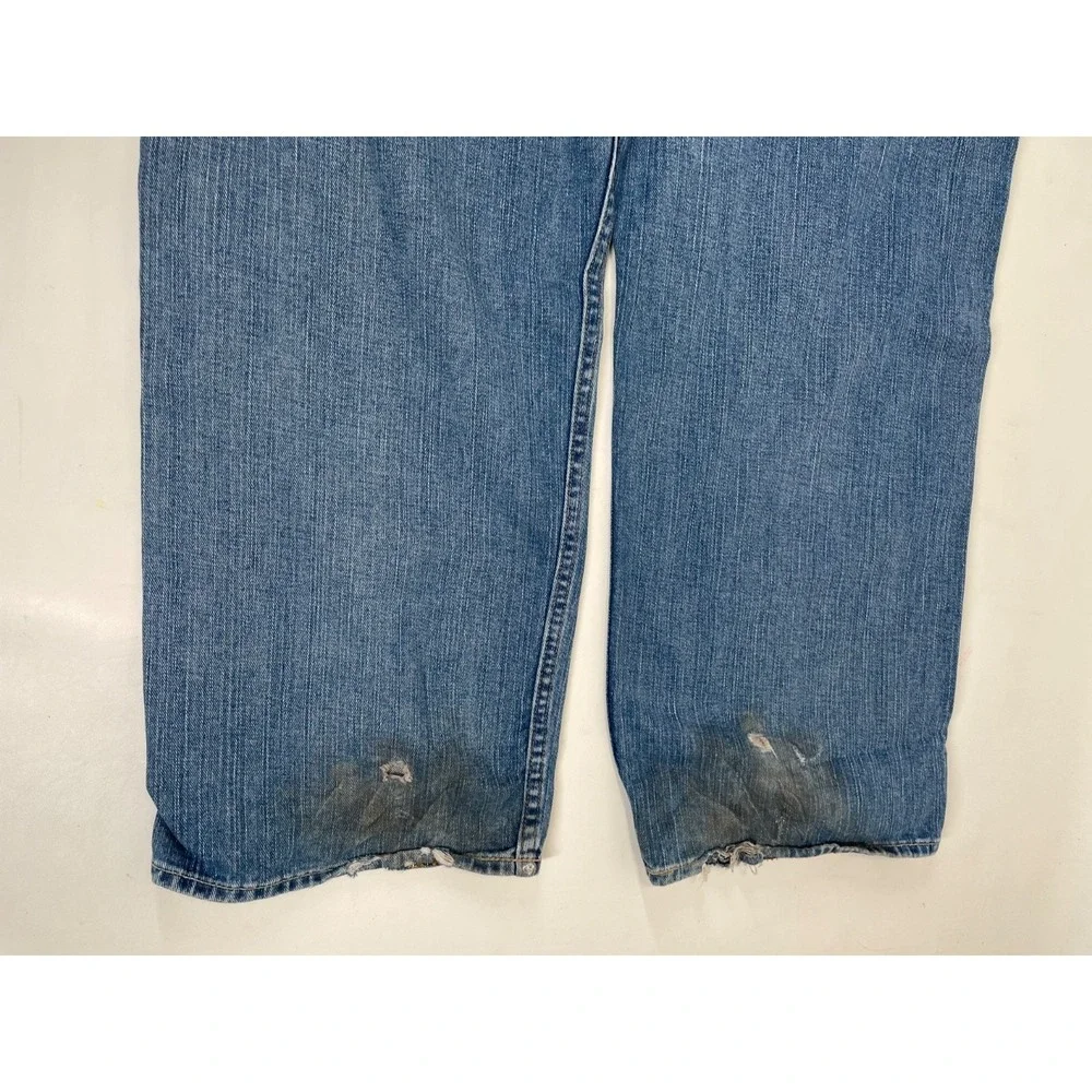 Polo Ralph Lauren Classic Fit 867 Straight Blue‎ Jeans 46B Xx30 Distressed